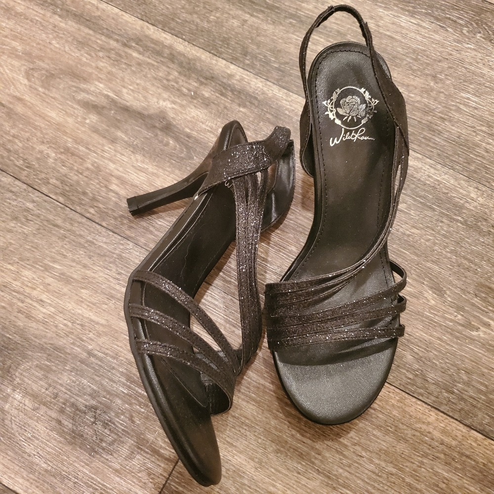 Strappy Mid Heel Sandal